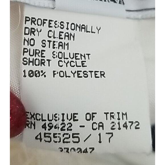 Vintage 90s Jessica McClintock Ivory Lace Floral Dress Girls Size 10 Mock Neck - Picture 6 of 13